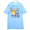 Beauty Products NIKE Made In Türkiye Print Short Sleeve T-shirt M Blue Men's Used