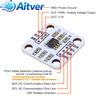 AS5600 Magnetischer Encoder 12-Bit 3,3V Hohe Präzision Winkelmessung Sensor Modul für Arduino Magnetische Induktion