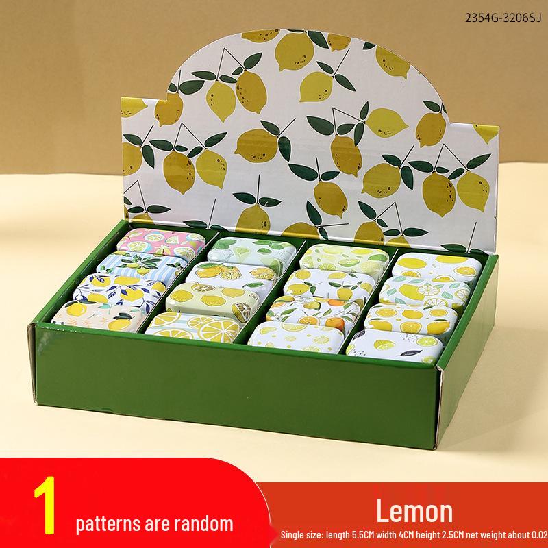 Mini Cute Cookie Candy Storage Tin with Lid for Hairpins, Earrings, or Small Items