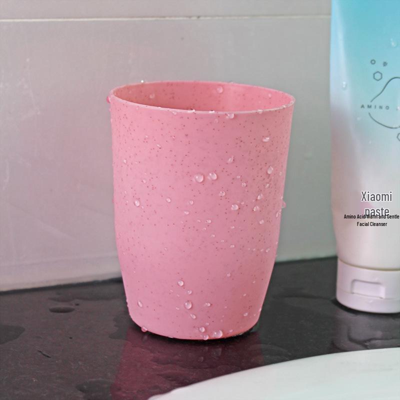 Simple, Stylish Solid Color Toothbrush and Mouthwash Cup Set