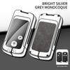 Car Metal Key Case Cover Shell Fob for Honda Fit Jazz Shuttle GP2 Spada StepWgn RG1 Freed Spike Ge6 Key Chain Accessories