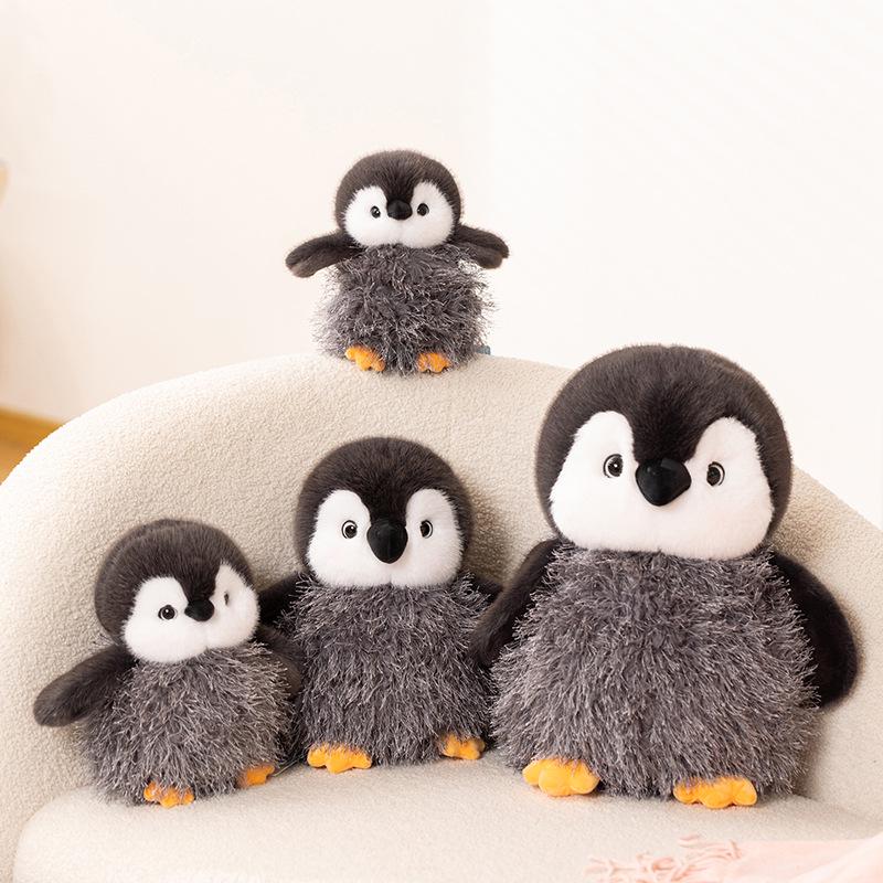 Winter Cute Hooded Penguin Plush Scarf Toy for Girls - Perfect Birthday Gift