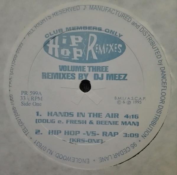 

12inch Record VARIOUS - Volume 3 PR599 Hip Hop Remixes 1995 US Rap & Hip-Hop/R&B Used