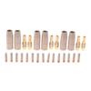 9Pcs 0.8/1.0/1.2Mm Mig Torch Gas Nozzle Tip Holder Protection Parts 15Ak Welding Torch  Coating Protection Nozzle