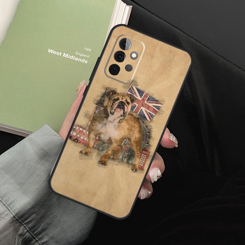 

English Bulldog For Samsung Galaxy A05 A06 A36 A26 A16 A54 A34 A14 A22 A32 A52 A55 A35 A15 A53 A13 A56 Case Samsung A16