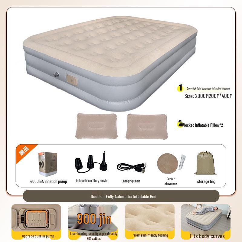 Automatic Inflatable Camping Mattress for Outdoor Travel and Tent Use