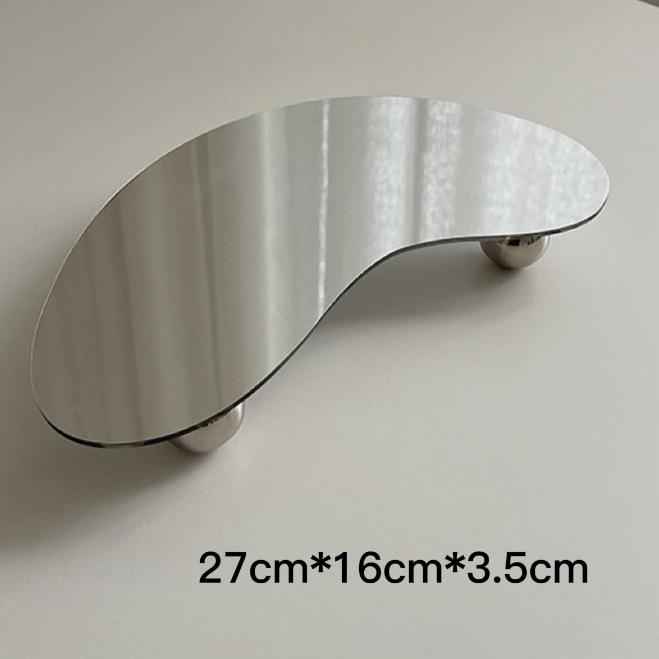 

Зеркальный дисплейный столик, декоративный поднос, поднос для хранения, акриловый столик для демонстрации украшений для дома, основание для ароматерапии, украшение для гостиной