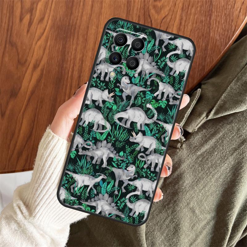 Skeleton Dinosaur Pattern Case For Samsung Galaxy M12 M32 M52 M35 M55 M15 M11 M13 M14 M06 M16 M36 M56 M31 M53 M34 M54