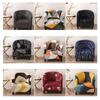 Stretch Printed Semi Circle Sofa Cover Full Wrap Cafe Chair Cover Internet Cafe Hotel Sofa Protector