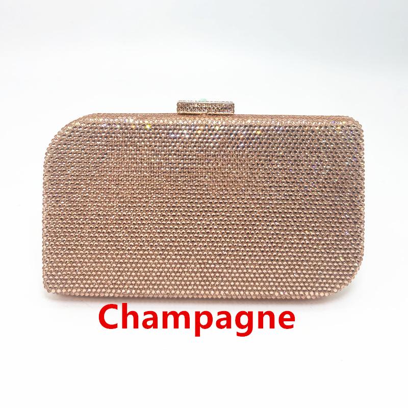 

2025 New Dinner Bag Clutch Bag Full of Diamonds Cross-border Explosions Africa Nigeria Suitable for Wedding Banquet Party Birthd