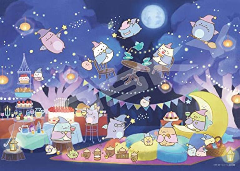 

500-piece Ensky jigsaw puzzle, Sumikko Gurashi: The Magical Girl of the Blue Moonlit Night, 500-383, 38 x 53 cm