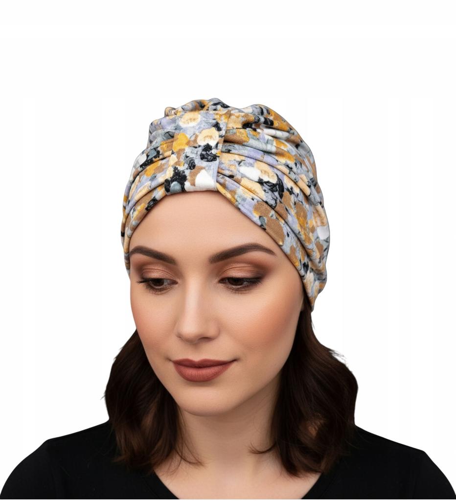 Turban da Donna Emma 442 Cappello da Infilare in Testa Anche Dopo la Chemioterapia