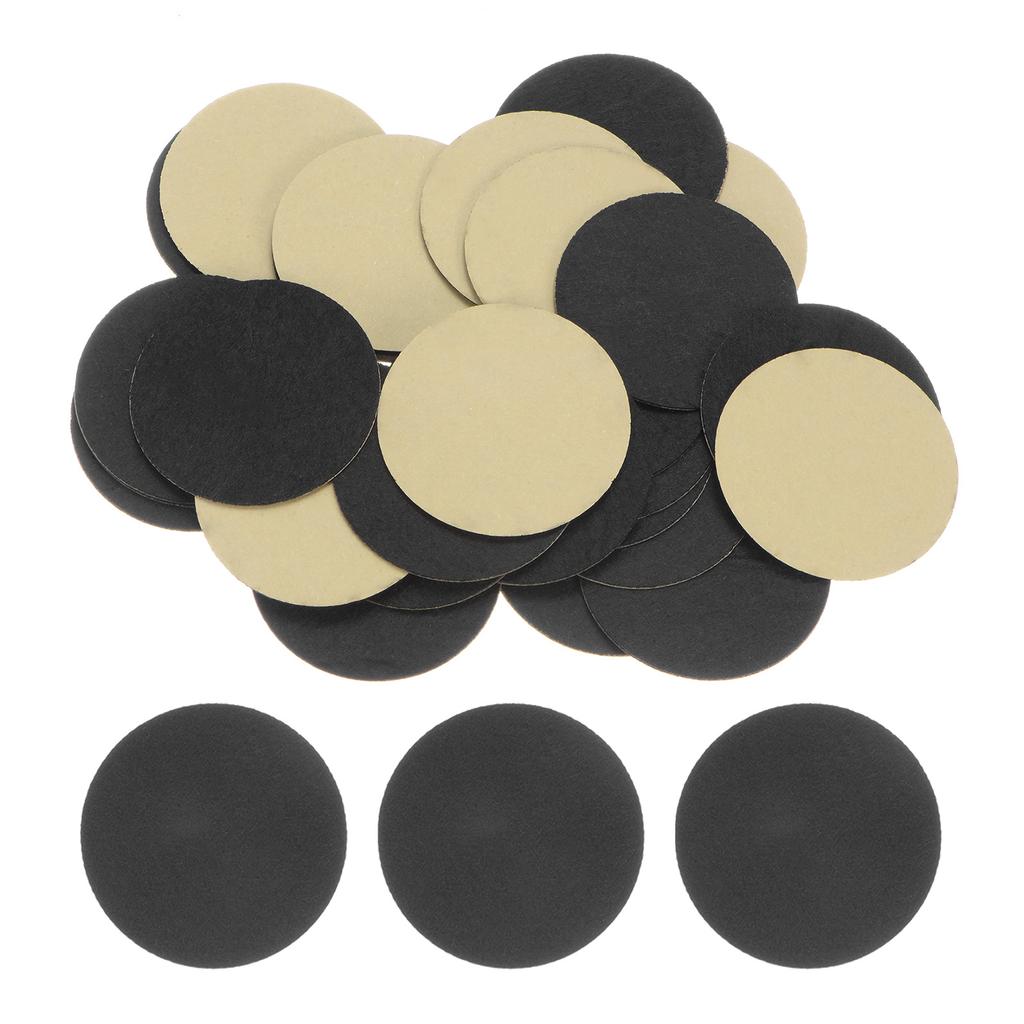 30-240pcs 12-100mm Round Adhesive Felt Circles Pre Cut Felt Craft Stickers Non-Woven Mini Felt Fabric Circles for DIY Sewing