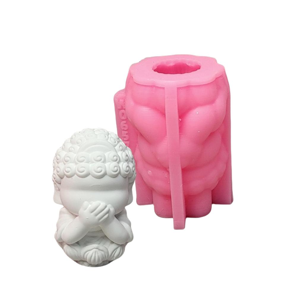 Religious Statue Silicone Candle Molds Epoxy Resin Molds for Making Candle Soap Chocolate Candy Cake Fondant Decoration