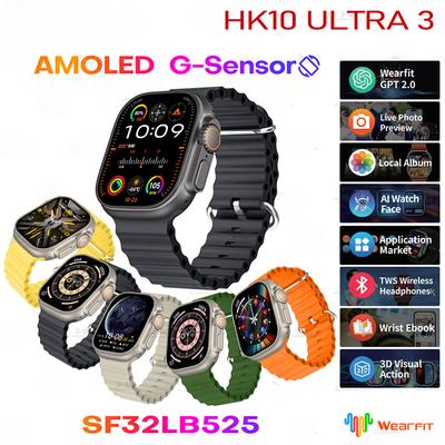 HK10 Ultra 3 Smartwatch HK9 ULTRA2 MAX Aktualizacja ChatGPT Album ze zdjęciami TWS Smart Watch AMOLED 1 GB NFC BT Call Heart Smartwatch Mężczyźni Kobiety