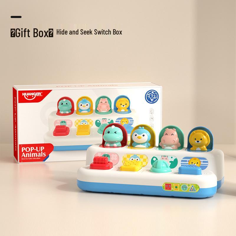 

Peek-a-Boo Infant Toy: Finger Exercise & Soothing Puzzle for 0-1 Year Olds