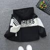 Veste fine d'automne Garçons et Filles Veste d'automne Section Printemps et Automne pour Enfants Petit Bébé Dessin Animé Hauts à Capuche