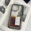 American Coffee Gradient Transparent Acrylic Simple Phone Case Suitable For iPhone15 14 13mini/12/11promax/xsmax/xr