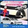 BGL1 2026 New For VOLKSWAGEN VW 2PCS Replacement Car Front Grill Badge Rear Trunk Lid Emblem Logo Car Styling For Polo 6r 6c 2006 200 YL2