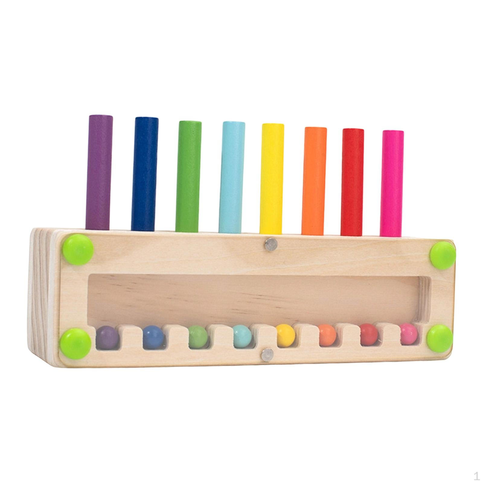 Игра на подбор цветов Сортировочная игрушка Активность  Угадай цвета  Раннее образование Развивающая Rod