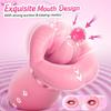 APPP Vibrator Adult Sex Toys for Women 5IN1 Mouth Sucking Vibrator Rose Sex Toy, 10 Tongue Licking Anal Clit Nipple Vibrators Female Couples Sex Toys