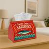 1pc Vintage Retro Label- Decorative Tissue Box, Sardines Tin Art- Suitable for Home, Parties, Cars, Kitchens And Bathrooms- Tissue Holder for Daily Us