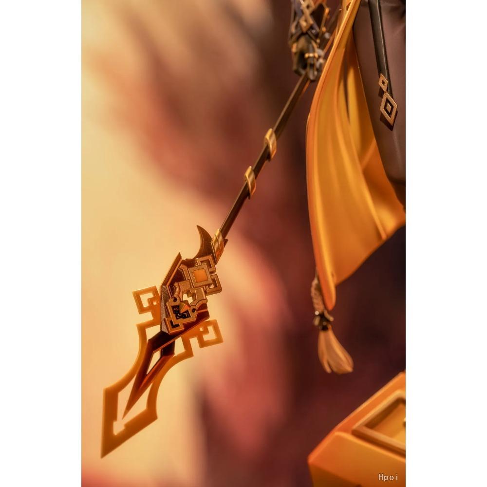 Genshin 19CM Impact Zhongli Klee Hu Tao Paimon Anime Figur PVC Action Figur Modell Skulptur Handgefertigt Schreibtisch Dekoration