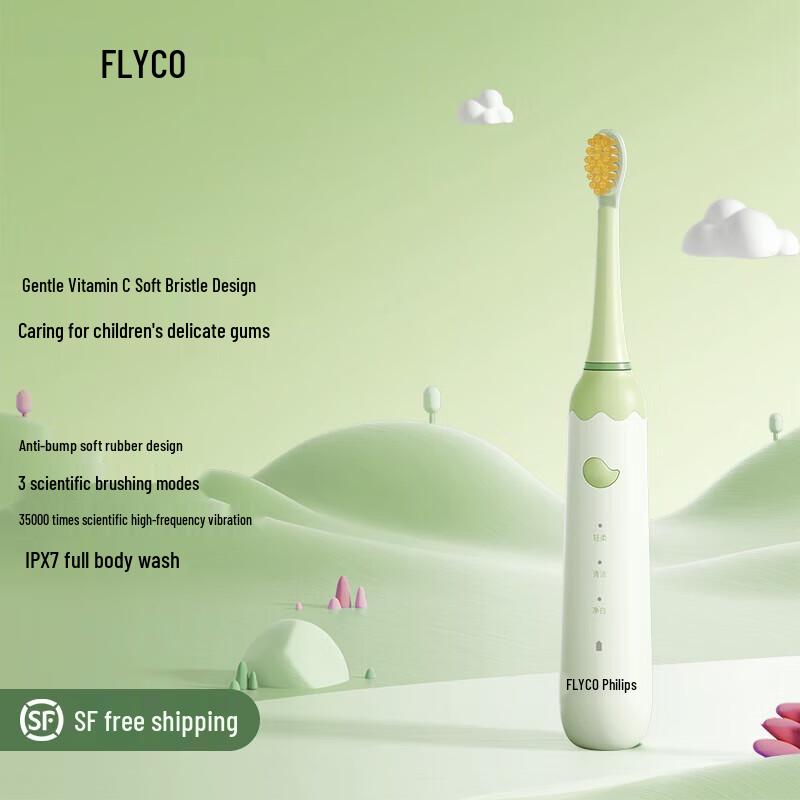 

FLYCO FT7110 Rechargeable Children s Sonic Electric Toothbrush