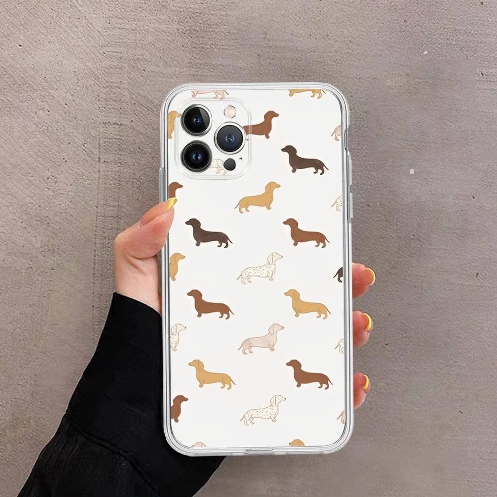 Dachshund Dog Phone Case For iPhone 14 11 12 13 Mini Pro XS Max Cover 6 7 8 Plus X XR SE 2020 Funda Shell