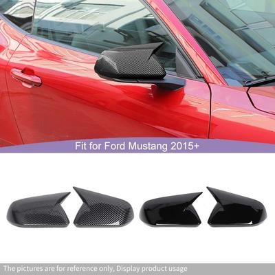 Decoratief Frame Beschermhoes Voor Achteruitkijkspiegel Auto Voor Ford Mustang 2015 En Hoger Auto Buitenkant Accessoires , ABS Kunststof