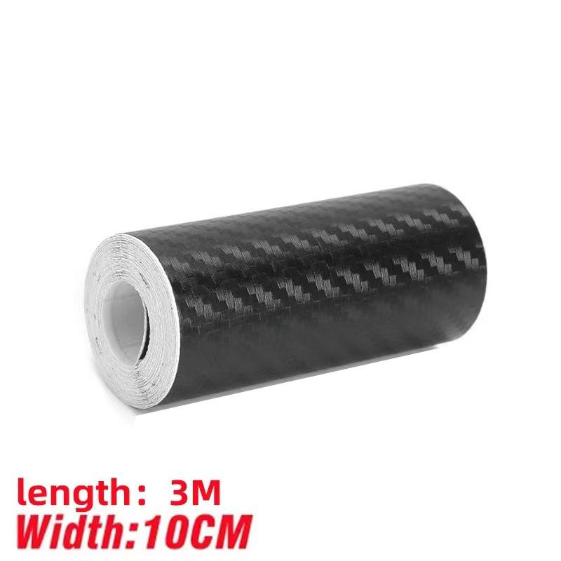 Anti Scratch Car Door Sill Protector Sticker Nano Carbon Fiber DIY Paste Protector Strip Auto Side Mirror Protection Tape Film