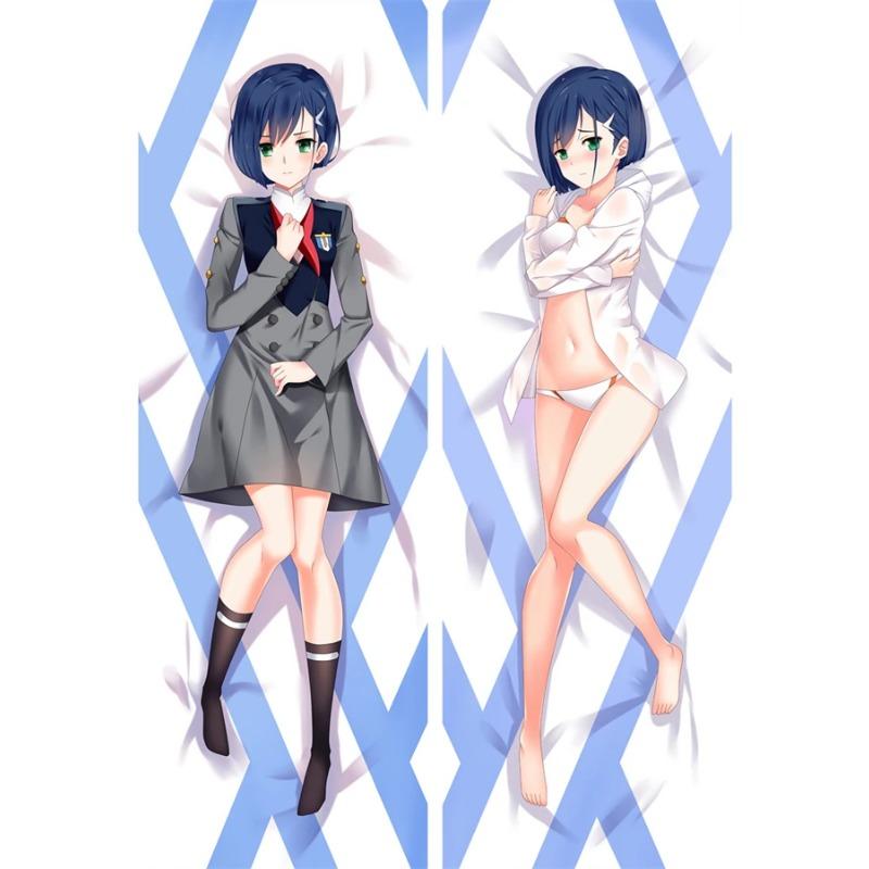 

Аниме DARLING in the FRANXX Ichigo 015 Dakimakura Наволочка Waifu Body Hugging Наволочка Постельное белье Декоративная наволочка 34x100cm Peach Skin красный