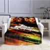 Fast & Furious Printed Blanket Thin Blanket Bed Blanket Flannel Soft and Comfortable Home Travel Blanket Birthday Gift