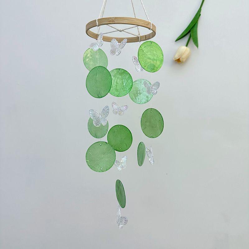 Kreatives Muschel-Windspiel & Traumfänger-Anhänger - Frische Hängedekoration für Balkon oder Schlafzimmer - Geschenk