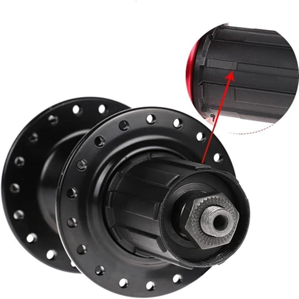 Speed Bike Naben-Set mit Scheibenbremse Schnellspanner, Fahrradnaben-Ersatz für Mountain-, Renn- und Hybridräder, & Einfache Installation