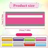 8Pcs Large Size Guided Reading Strips Highlight Overlays Multicolor Reading Tracking Rulers For Dyslexics Bookmarks