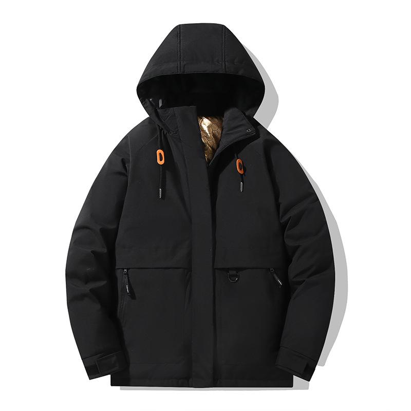 Down Jacket Autumn and Winter New Windproof Thickened Warm Jacket Loose and Versatile Casual Jacket