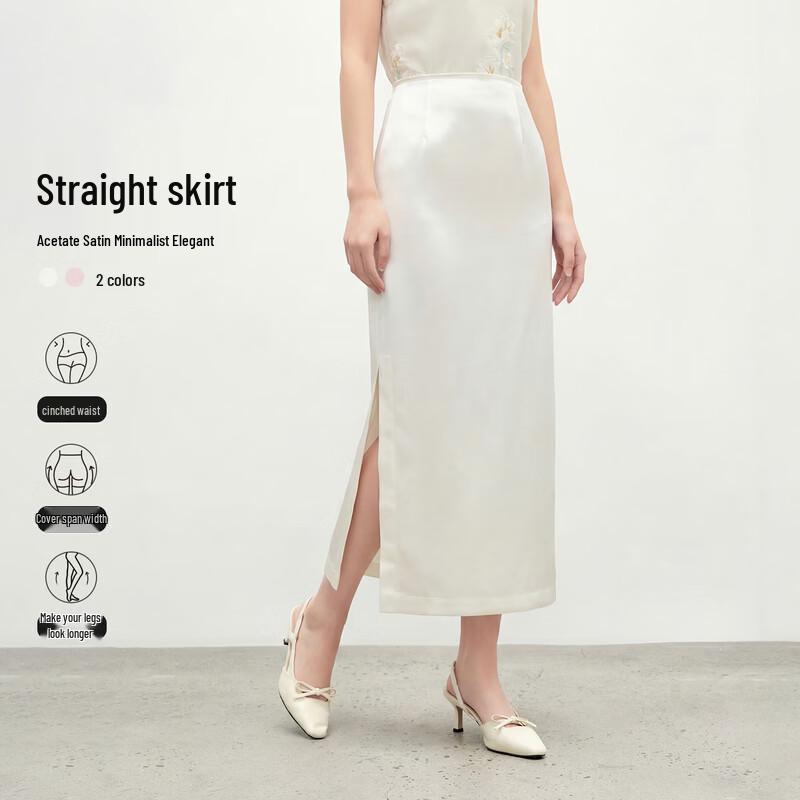 

Women s Fashion Slit Hem Midi Skirt XL