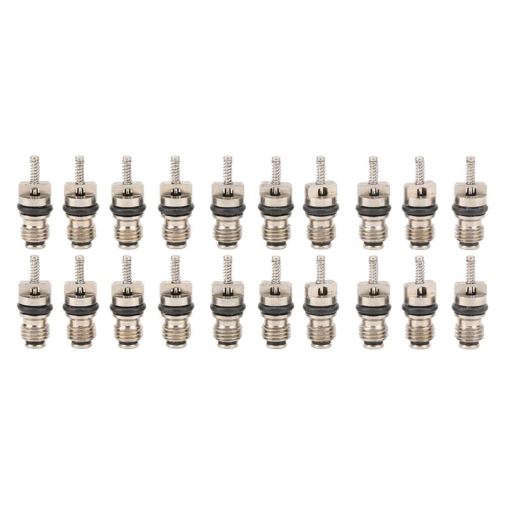 20PCS Multi Sizes Car Air Conditioning Valve Core Refrigerant Charging & Leak Repair