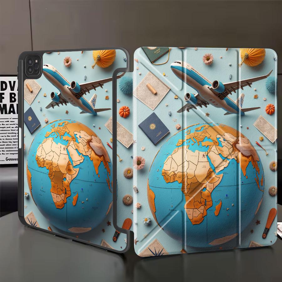 

Глобальный чехол-планшет Global Flight для iPad Air 4 5 M3 M2 1 2 M4 11 дюймов Mini 6 7 Pro 2025 Pro 11-го 10-го 9-го 8-го 7-го 12,9 дюйма Держатель Чехол iPad Mini 6 8.3