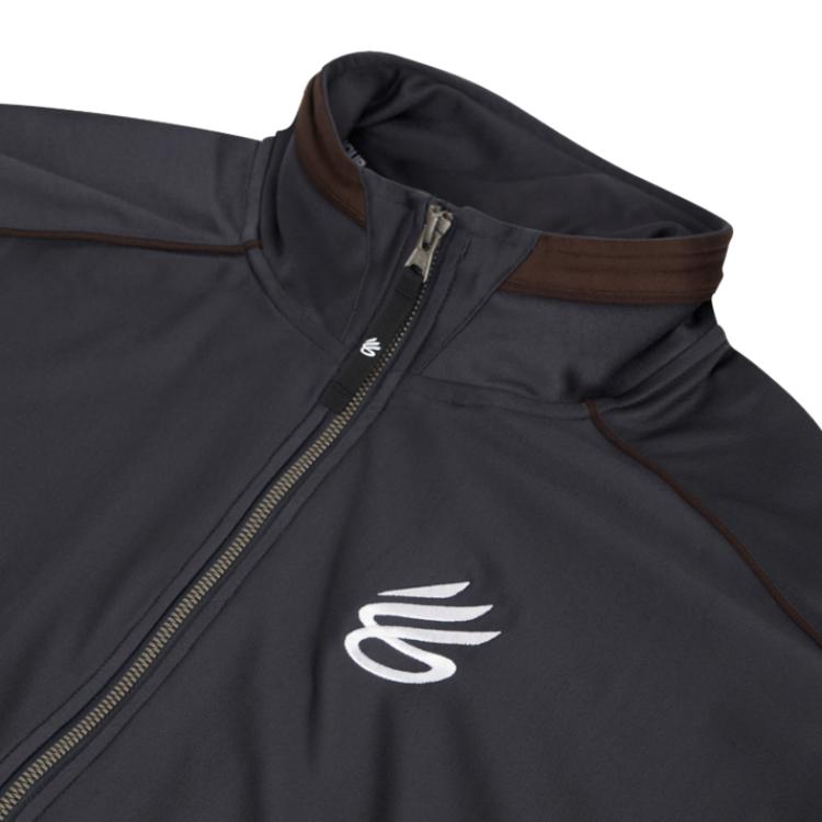 Under Armour Curry FW25 Stand Collar Zipper Loose Long Sleeve Jacket Men Jacket 6012758-016