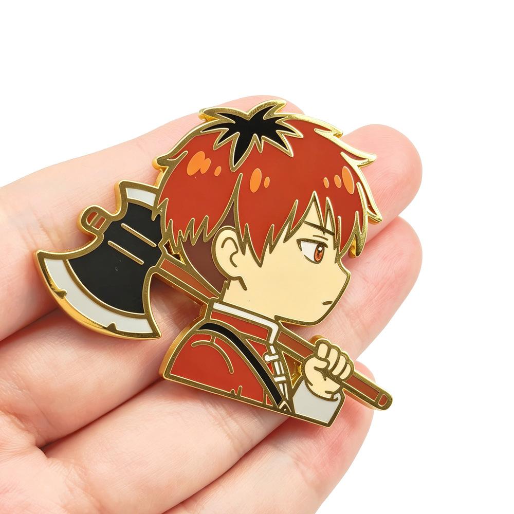Klassische Anime-Spiele Emaille-Anstecker Kawaii Cartoon-Charakter Brosche Kleidung Rucksack Revers-Abzeichen Mode Schmuck Zubehör Geschenke