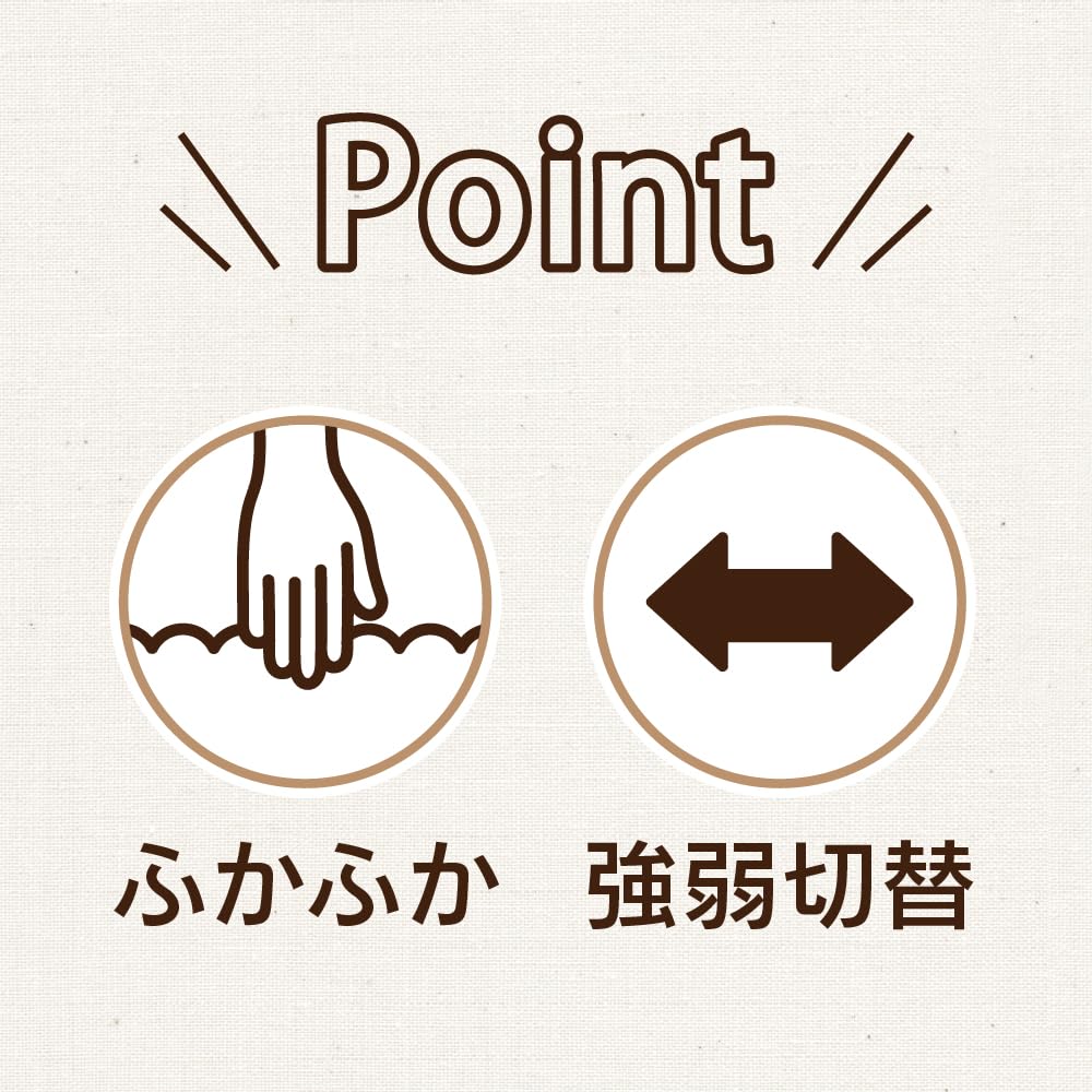 Denkosha ZEPEAL Electric Mini Mat Mini Energy Saving Compact Feet Hot Carpet Temperature Switching (Fluffy) DHM-Y60FFN-CN