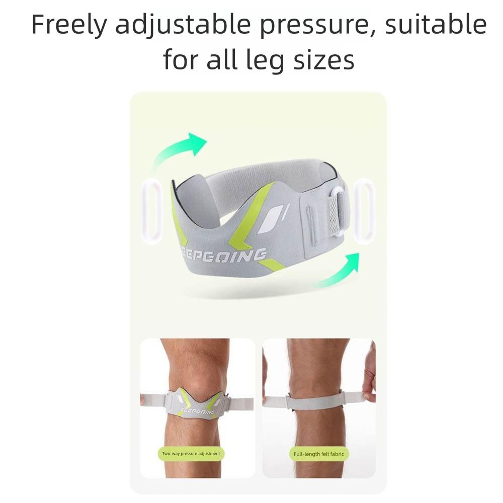 Breathable Knee Pads Patella Strap Shock Absorber Knee Patella Support  for Running,Sports