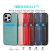 Wallet with Card Holder Kickstand Leather Phone Case for iPhone 16 15 Pro Max Plus Shockproof Protective Cover