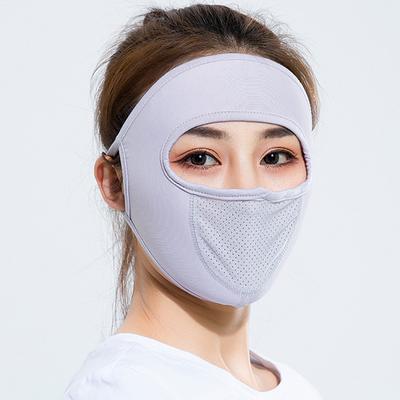 Summer Ice Silk Face Balaclava Full Cover Summer Sun Ultra Uv Protection Thin