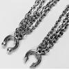 Kühler Hufbeschlag Anhänger Halskette Industriell Inspirierte Halskette für Männer und Frauen Edelstahl Geschenk Schmuck