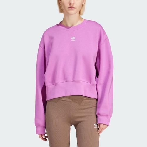 Adidas Originals Sports Crew Neck Retro Sweatshirt for Women, Light Purple