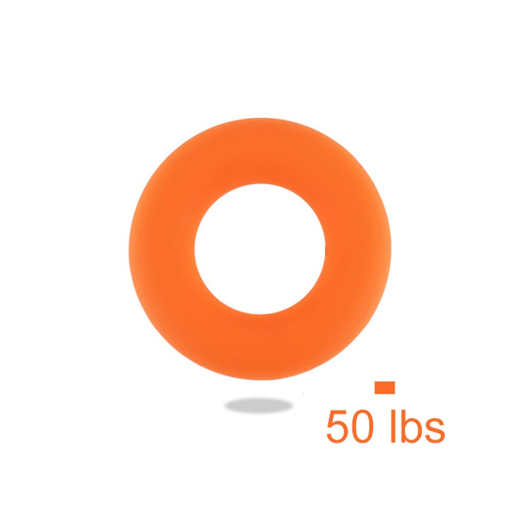 Silica Gel Hand Grip Ring Men Women Gym Fitness Finger Heavy Exerciser Ball Strength Muscle Recovery Gripper Trainer