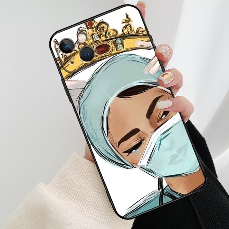 Cartoon Medicine Doctor Nurse Phone Case For iPhone 17 Pro Max 16 15 11 13 12 14 Pro Max Mini 15 16 Plus 16e 17 Air Cover